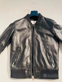 Bomber 4 stagioni in pelle pieno fiore