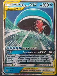 Carta Pokemon Oversize Magikarp e Wailord GX SM166