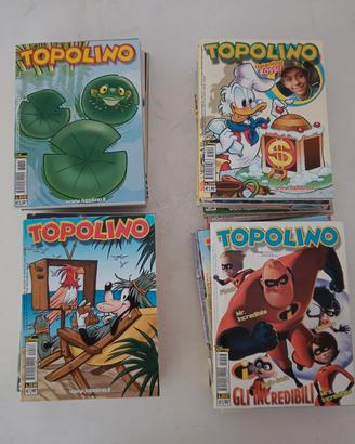 Lotto 25 fumetti Disney Topolino 2004/2006