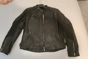 Giacca da moto in pelle Cafè Racer nuovo