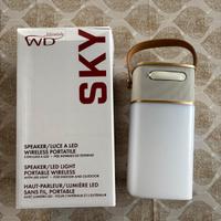 Cassa bluetooth  & luce led SKY - WD lifestyle