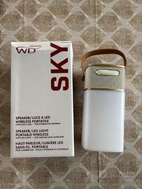 Cassa bluetooth  & luce led SKY - WD lifestyle