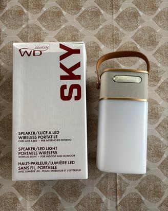 Cassa bluetooth  & luce led SKY - WD lifestyle
