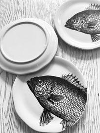 3 piattini in ceramica prezzo cadauno