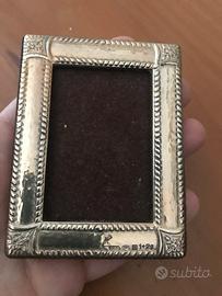 Piccola cornice in vero argento 925