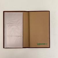 Rubrica vintage in pelle Leponex – porta documenti