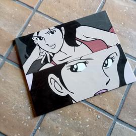 Set di 2 mattonelle serie Margot e Lupin 