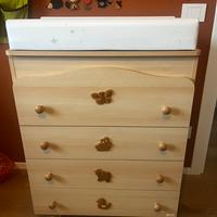 Fasciatoio marca MIBB con materassino rimovibile