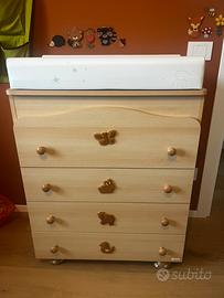 Fasciatoio marca MIBB con materassino rimovibile