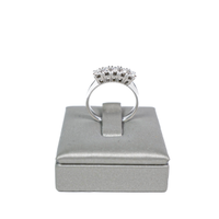 Anello in oro bianco e diamanti