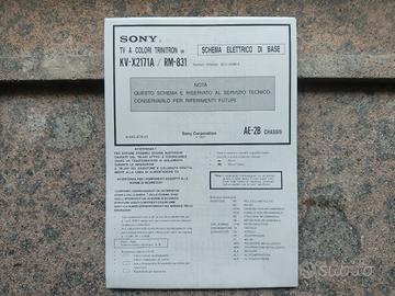 Schema elettrico Sony KV-X2171A