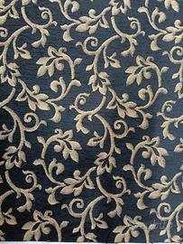 Tessuto in ciniglia effetto Ramage e Medaglioni