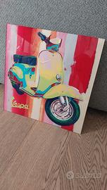 Quadro moderno in plexiglas 40x40cm, Vespa