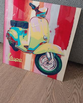 Quadro moderno in plexiglas 40x40cm, Vespa