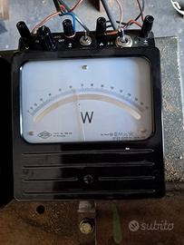 wattmetro vintage d'epoca , originale