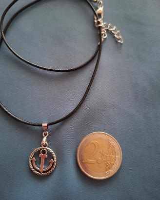 Collana uomo con ciondolo àncora NUOVO