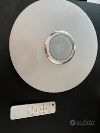 Lampadario Plafoniera LED bluetoot altoparlante