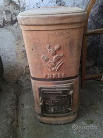 Stufa in terracotta fumisteria forlivese originale