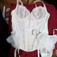 guepiere bianca tg. 2