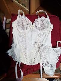 guepiere bianca tg. 2