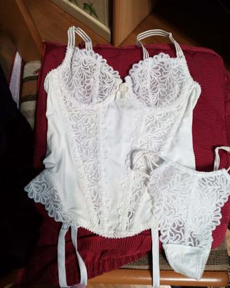 guepiere bianca tg. 2