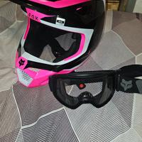 casco fox con visiera