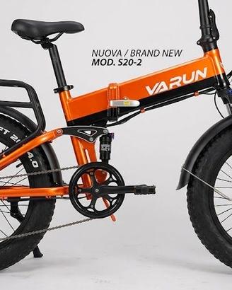 E-Bike Fat Bike VARUN S20-2 (Arancione) NUOVA