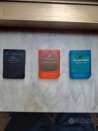 Memory card ps2 e ps1