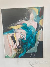 Donna - Pittore  Cinzio Veneziani