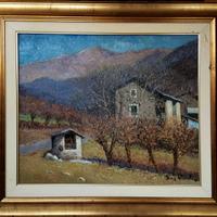 DINO ALIBERTI dipinto olio su tela 60x50