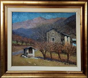 DINO ALIBERTI dipinto olio su tela 60x50