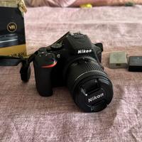 Nikon d5600 con obiettivo 18-55+ obiettivo tamron