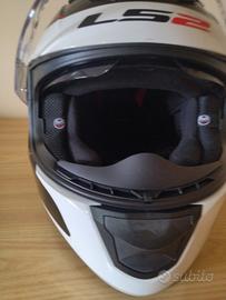 casco LS2 Stream Lunar mis.SX Bianco Nero 