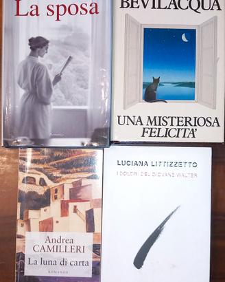quattro libri autori italiani 
