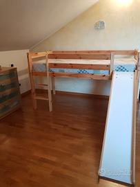 Letto con scivolo