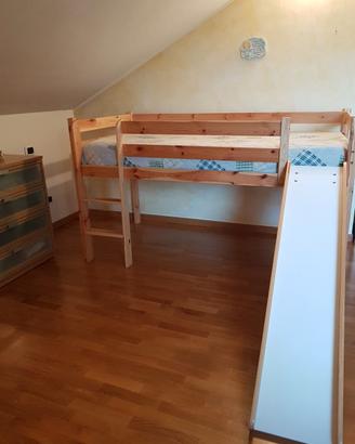 Letto con scivolo