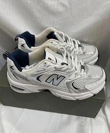 New Balance 530 Bianche Blu 38.5 Nuove Originali