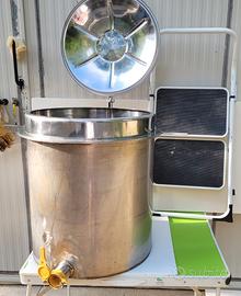 fusto inox 100L miele acciaio