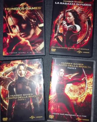 HUNGER GAMES (saga completa in DVD)