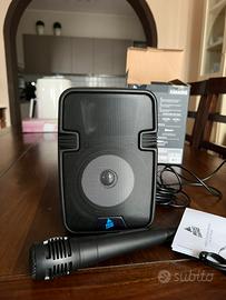 Karaoke con luci multicolore