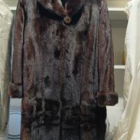 cappotto di visone diamante 