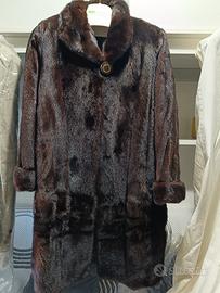 cappotto di visone diamante 