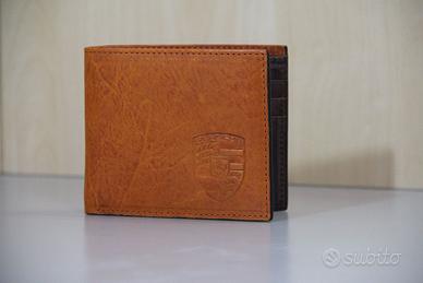 Portafoglio pelle made in Italy logo Porsche