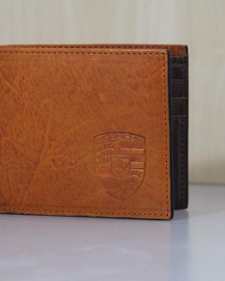 Portafoglio pelle made in Italy logo Porsche