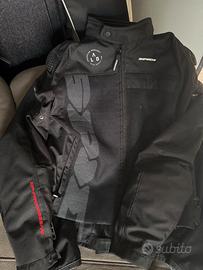 giacca moto in tessuto spidi dp progressive