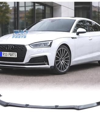 SPOILER LIP AUDI A5 F5 16-19 LOOK S LINE NERO LUCI