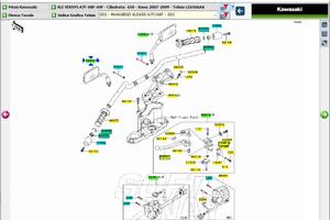 Specchio dx Kawasaki Versys 650 560010144