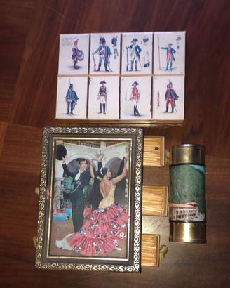 FIAMMIFERI DA COLLEZIONE 3 scatole militari
