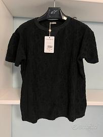 T-shirt maglia dior effetto spugna