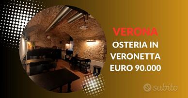 Osteria bar in veronetta fatturato 5N
